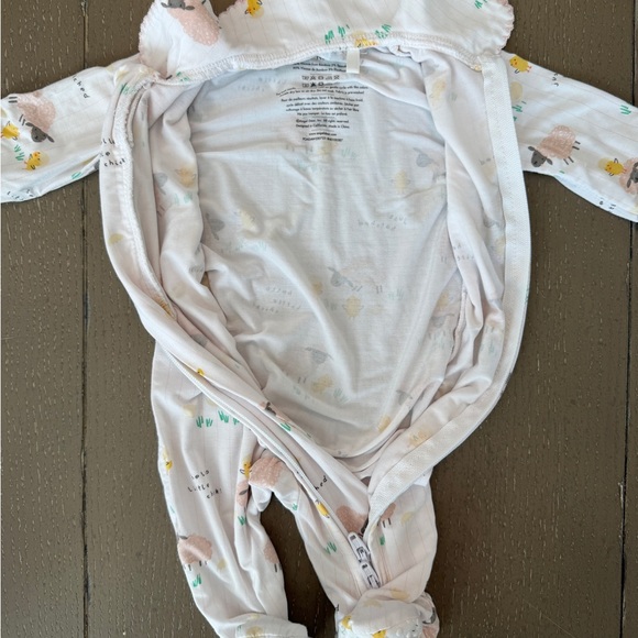 Angel Dear Newborn Baby Girl Easter Baby Chicks Long-Sleeve Footie • Size NB - Picture 3 of 13